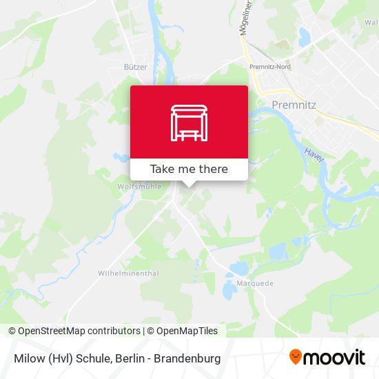 Milow (Hvl) Schule map