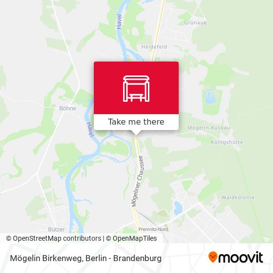 Mögelin Birkenweg map