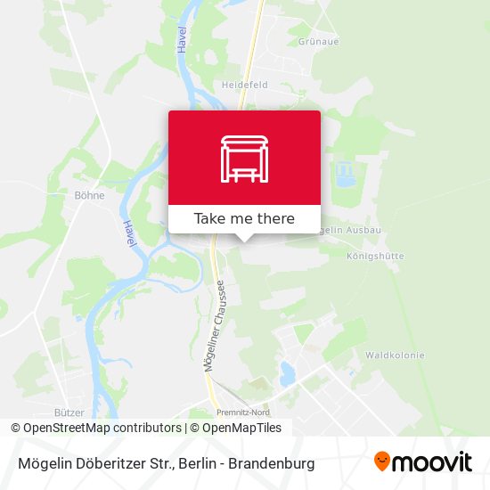 Mögelin Döberitzer Str. map