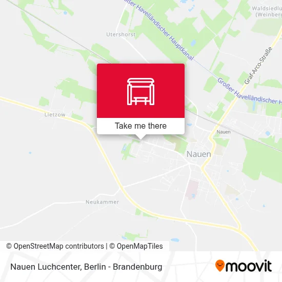 Nauen Luchcenter map