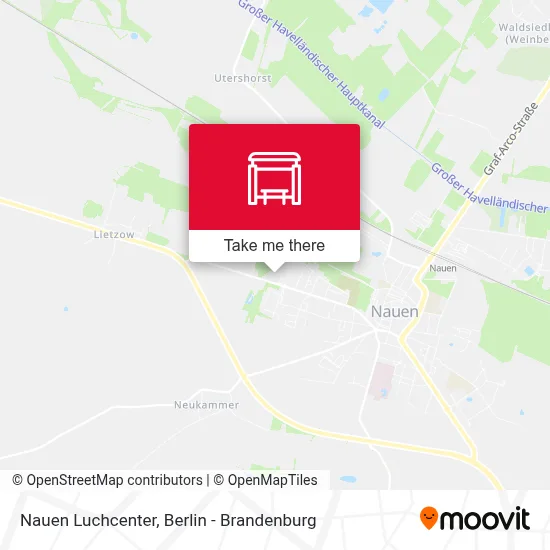 Nauen Luchcenter map