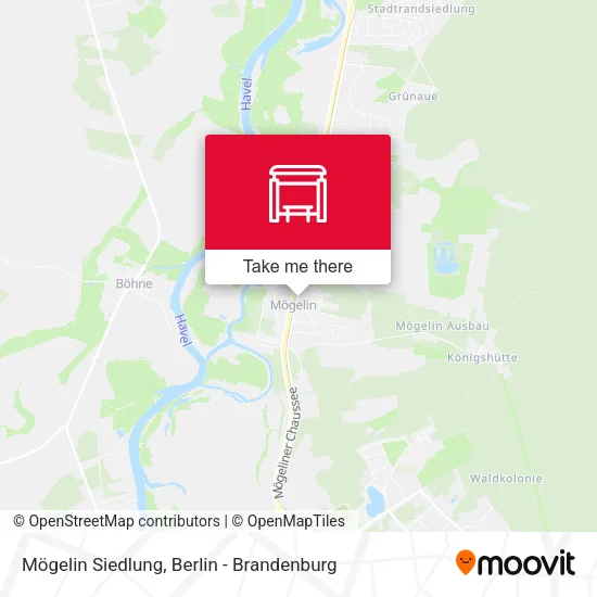 Карта Mögelin Siedlung