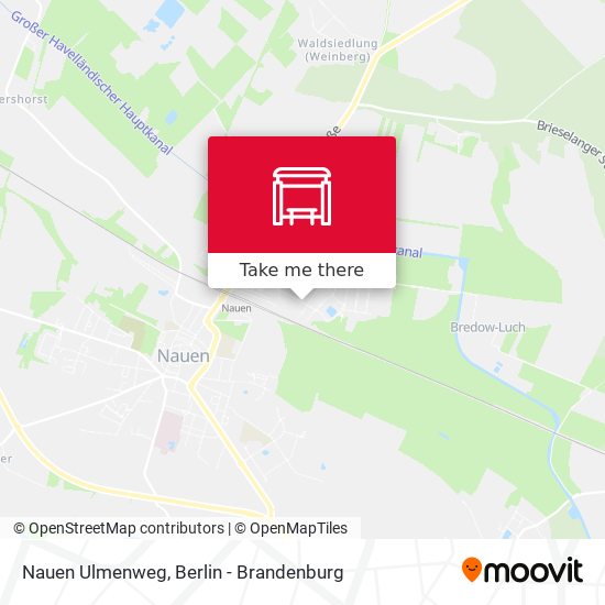 Nauen Ulmenweg map