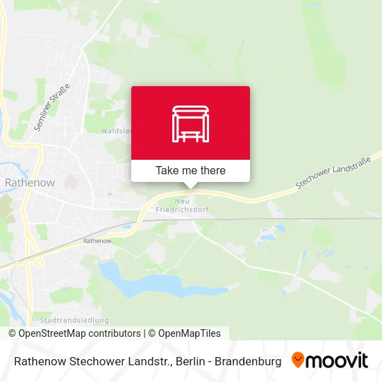 Rathenow Stechower Landstr. map