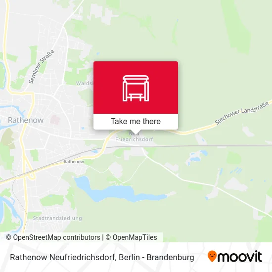 Rathenow Neufriedrichsdorf map