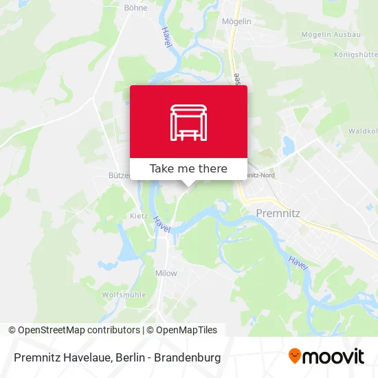 Карта Premnitz Havelaue