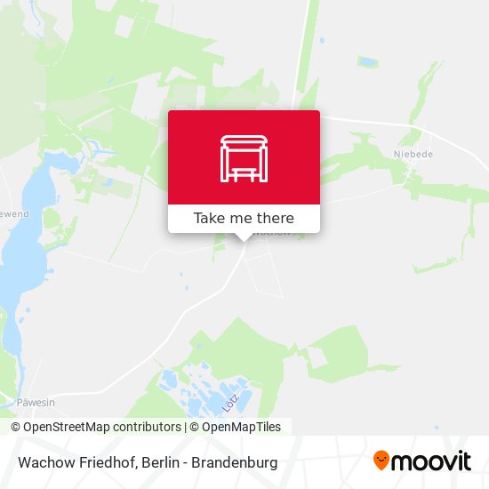 Wachow Friedhof map