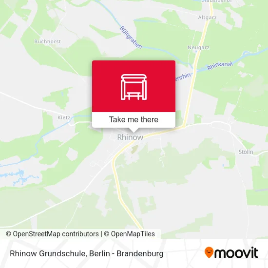 Карта Rhinow Grundschule