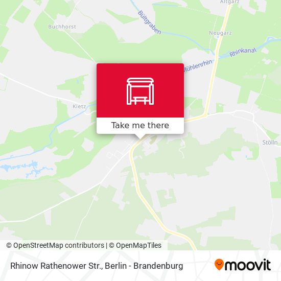 Карта Rhinow Rathenower Str.