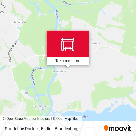 Strodehne Dorfstr. map