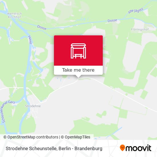 Strodehne Scheunstelle map