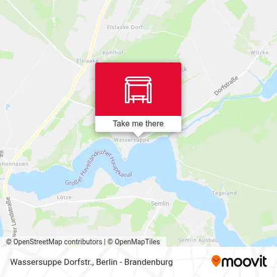 Wassersuppe Dorfstr. map