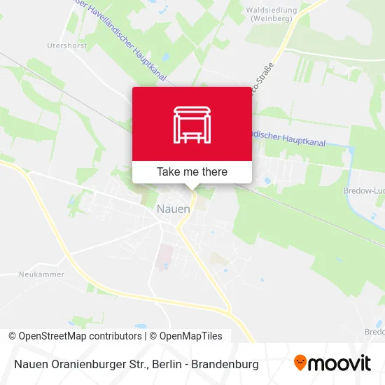 Nauen Oranienburger Str. map