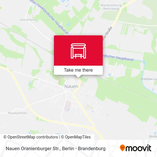 Nauen Oranienburger Str. map