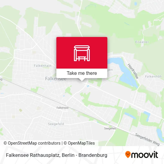 Карта Falkensee Rathausplatz
