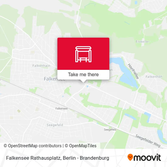 Falkensee Rathausplatz map