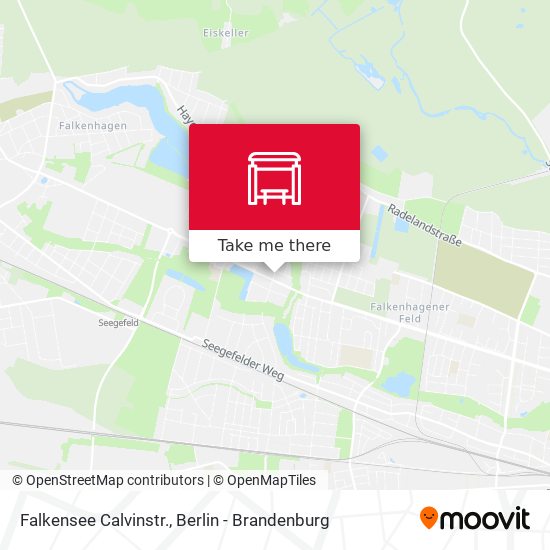 Falkensee Calvinstr. map
