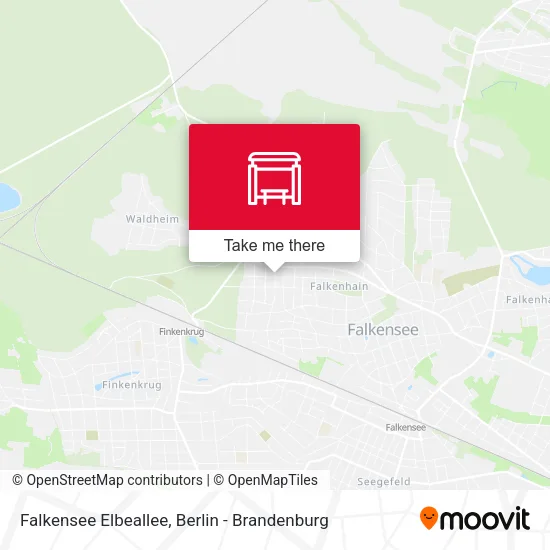 Карта Falkensee Elbeallee