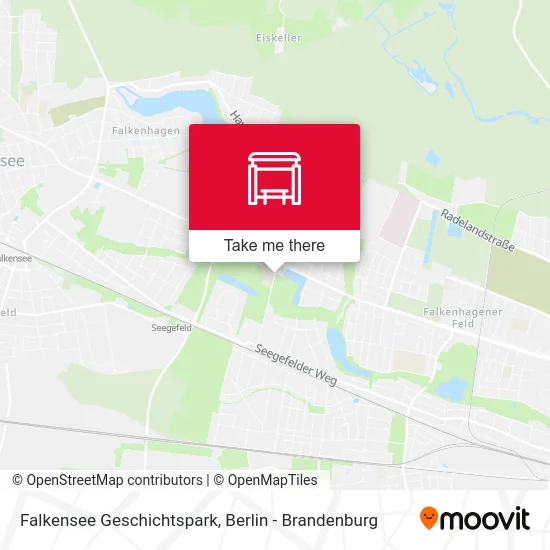 Falkensee Geschichtspark map