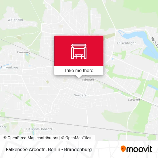 Карта Falkensee Arcostr.