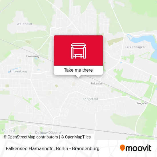 Карта Falkensee Hamannstr.
