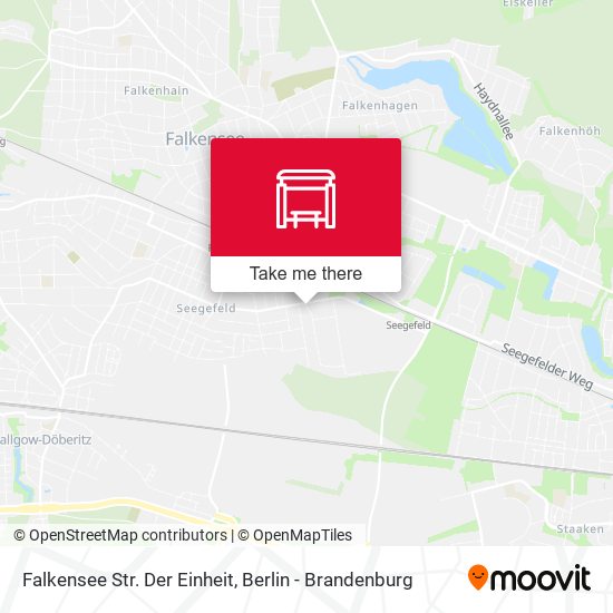 Falkensee Str. Der Einheit map