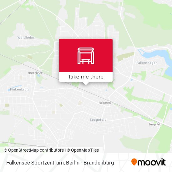 Falkensee Sportzentrum map
