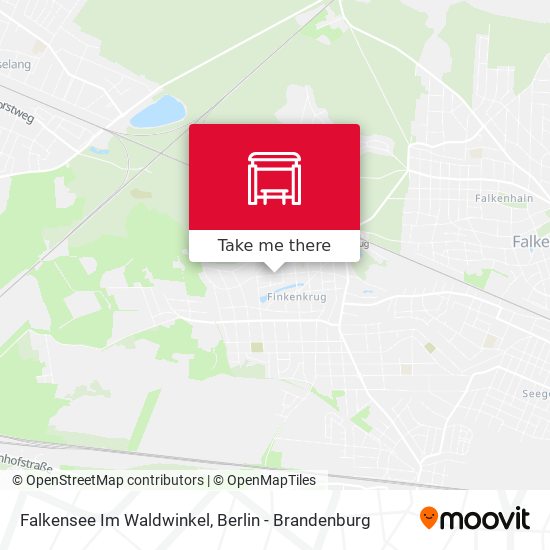 Карта Falkensee Im Waldwinkel