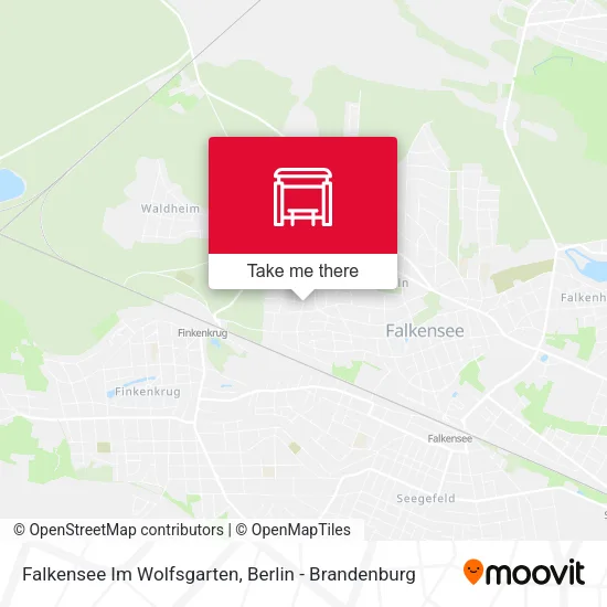 Карта Falkensee Im Wolfsgarten
