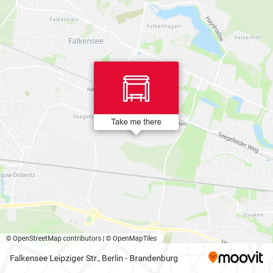 Карта Falkensee Leipziger Str.