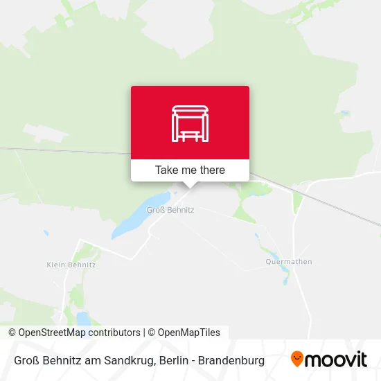 Карта Groß Behnitz am Sandkrug