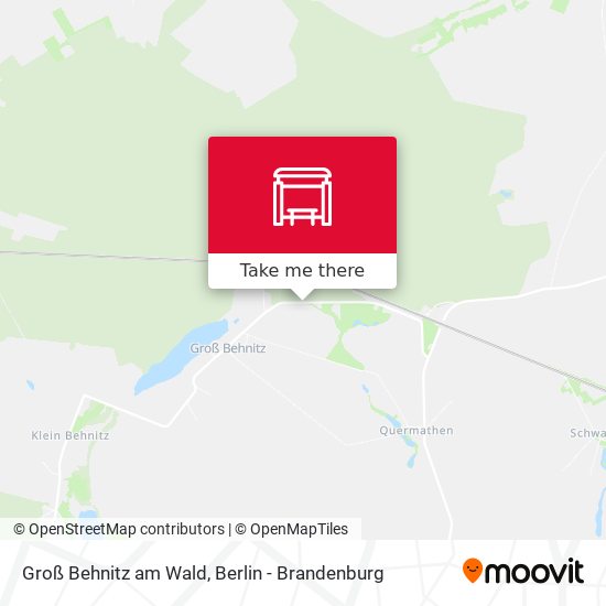 Groß Behnitz am Wald map