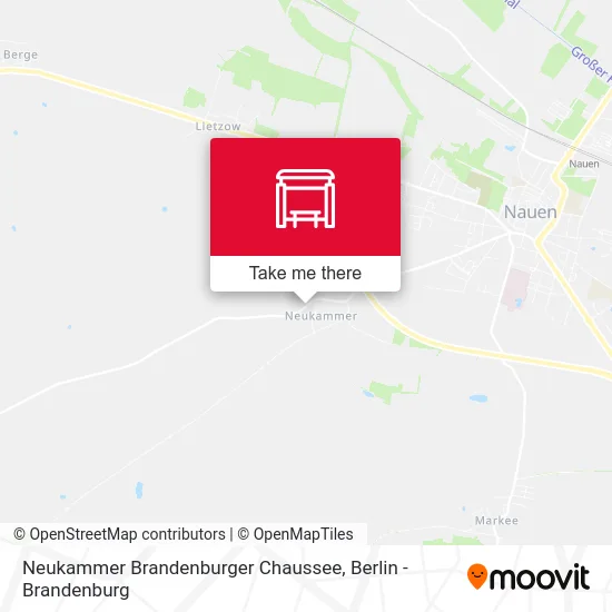 Neukammer Brandenburger Chaussee map