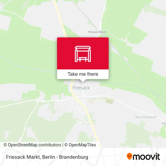 Карта Friesack Markt