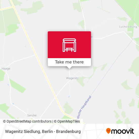 Wagenitz Siedlung map