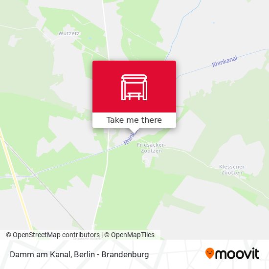 Damm am Kanal map