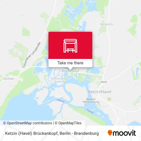 Карта Ketzin (Havel) Brückenkopf