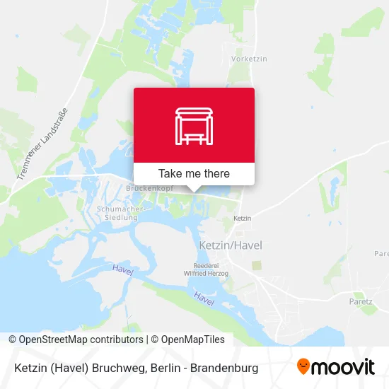 Карта Ketzin (Havel) Bruchweg