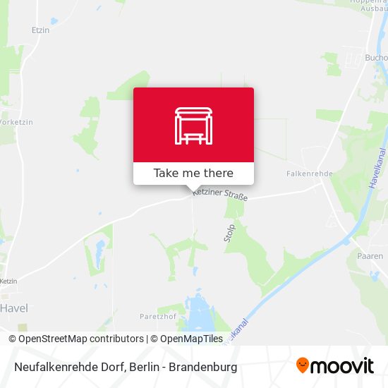 Neufalkenrehde Dorf map