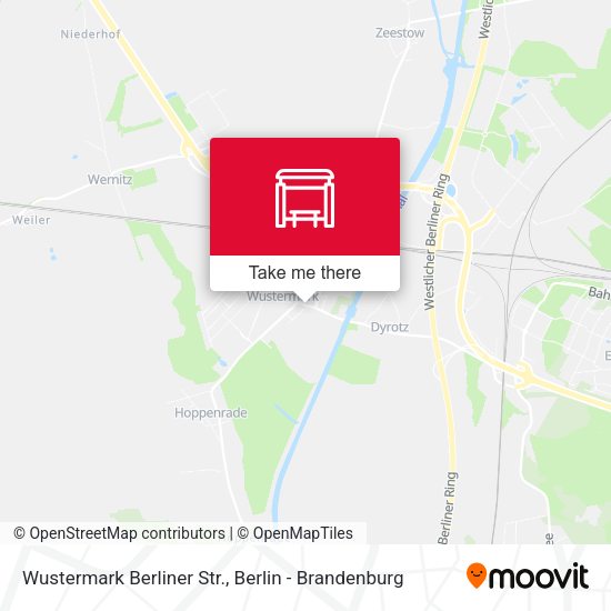 Карта Wustermark Berliner Str.