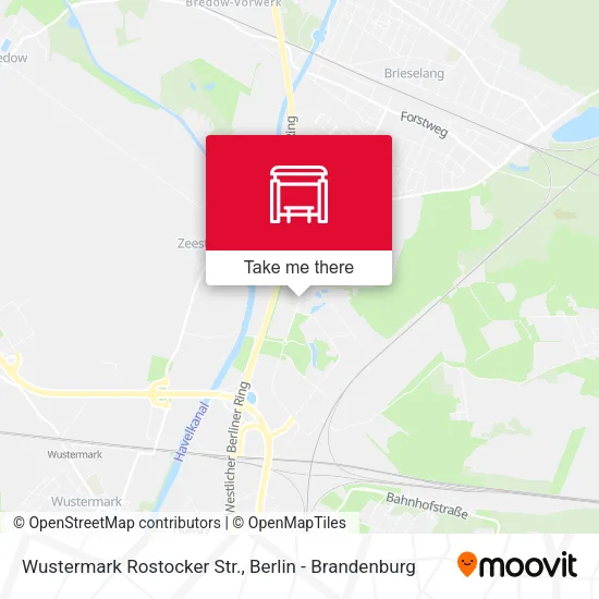 Карта Wustermark Rostocker Str.