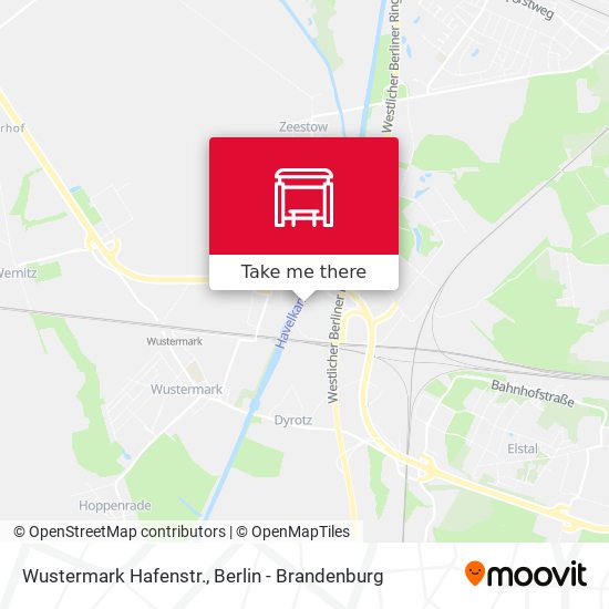 Wustermark Hafenstr. map