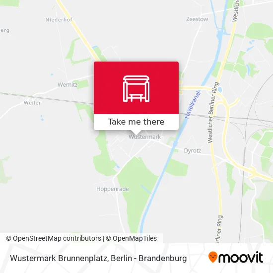 Карта Wustermark Brunnenplatz