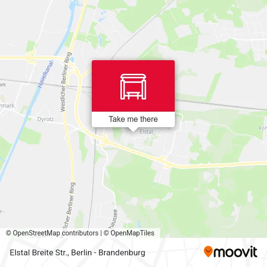 Карта Elstal Breite Str.