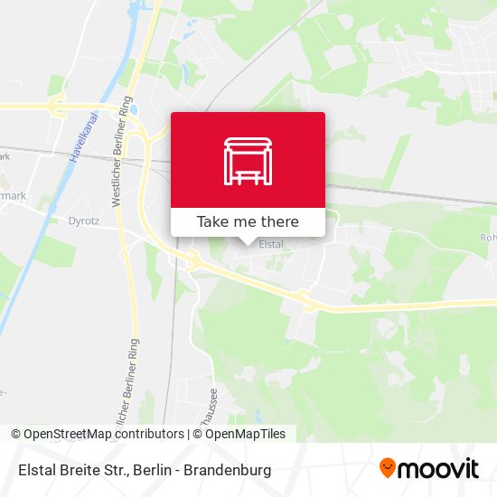 Elstal Breite Str. map