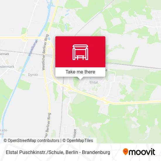 Elstal Puschkinstr./Schule map