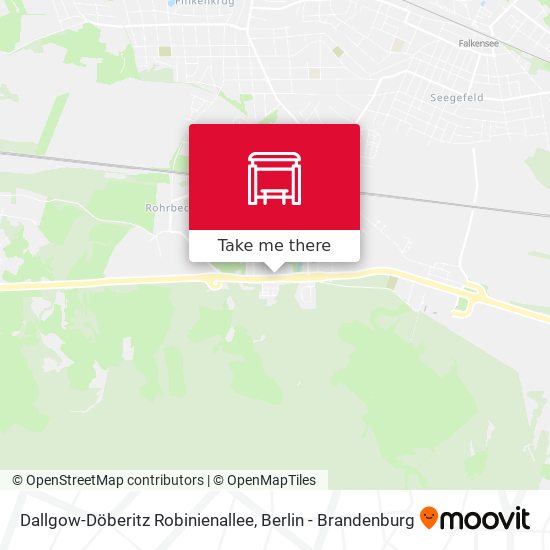 Dallgow-Döberitz Robinienallee map