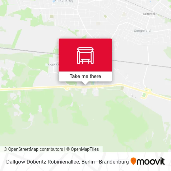 Карта Dallgow-Döberitz Robinienallee