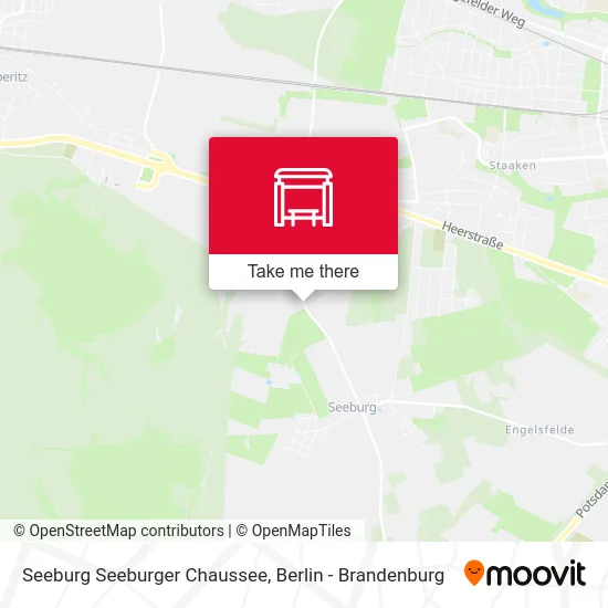 Seeburg Seeburger Chaussee map