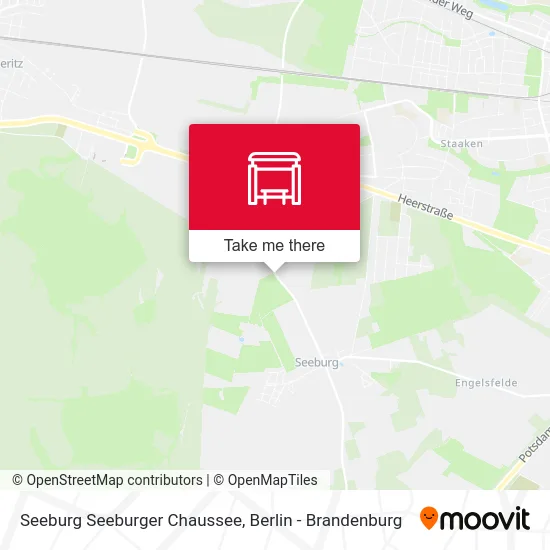 Seeburg Seeburger Chaussee map